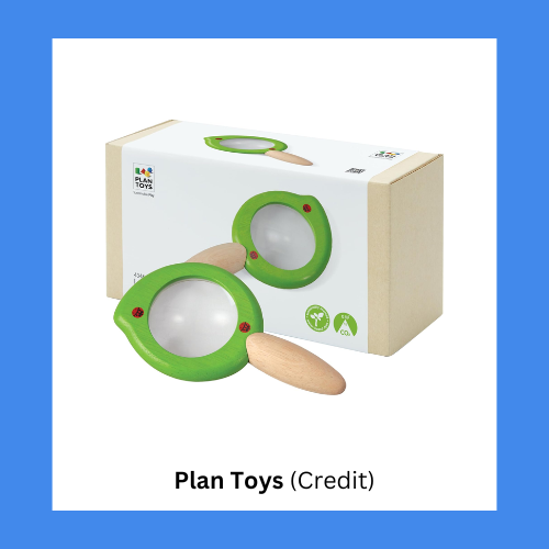 Plan Toys Child Sized Wood Leaf Magnifying Glass