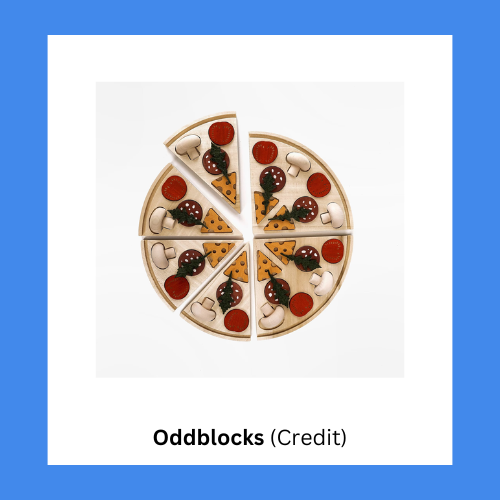 SABO Concept Modern Wooden Pretend Play Pizza