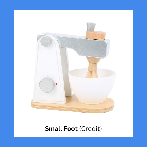 Small Foot Wooden Kitchen Mixer Toy With Movable Parts