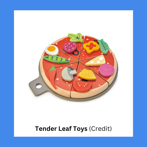 Tender Leaf Toys Veggie Pizza Wooden Play Set