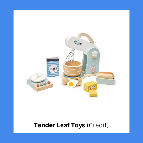 Tender Leaf Toys Wooden Baker's Mixing Playset