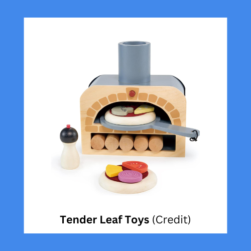 Tender Leaf Toys Wooden Toy Pizza Oven