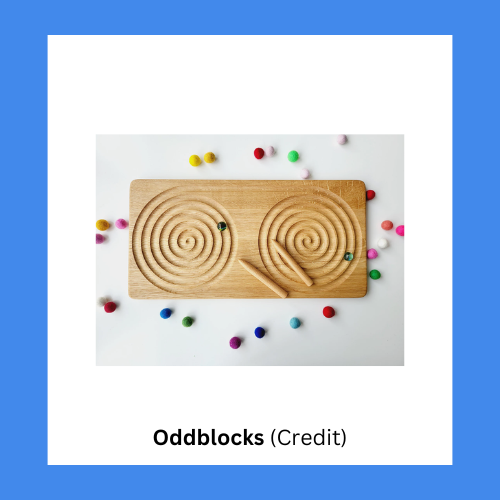 Three Wood Shop Two Sided Wooden Labyrinth