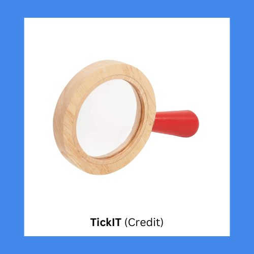 TickIT Wooden Magnifying Glass For Children