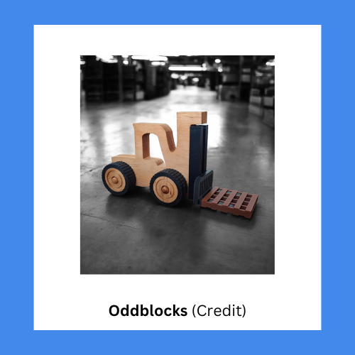 Timbermolds Handmade Pallet Forklift Toy