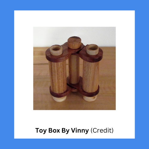 Toy Box By Vinny Handcrafted Children's Play Binoculars