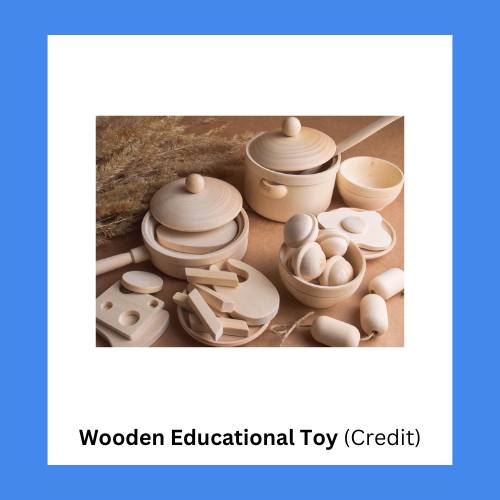 Wooden Educational Toy Wooden Cooking Food Toy Set