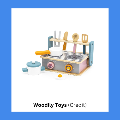 Woodily Toys Pastel Wooden Grillset Toy