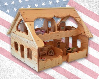 Best Handmade Wooden Dollhouses Made In Usa